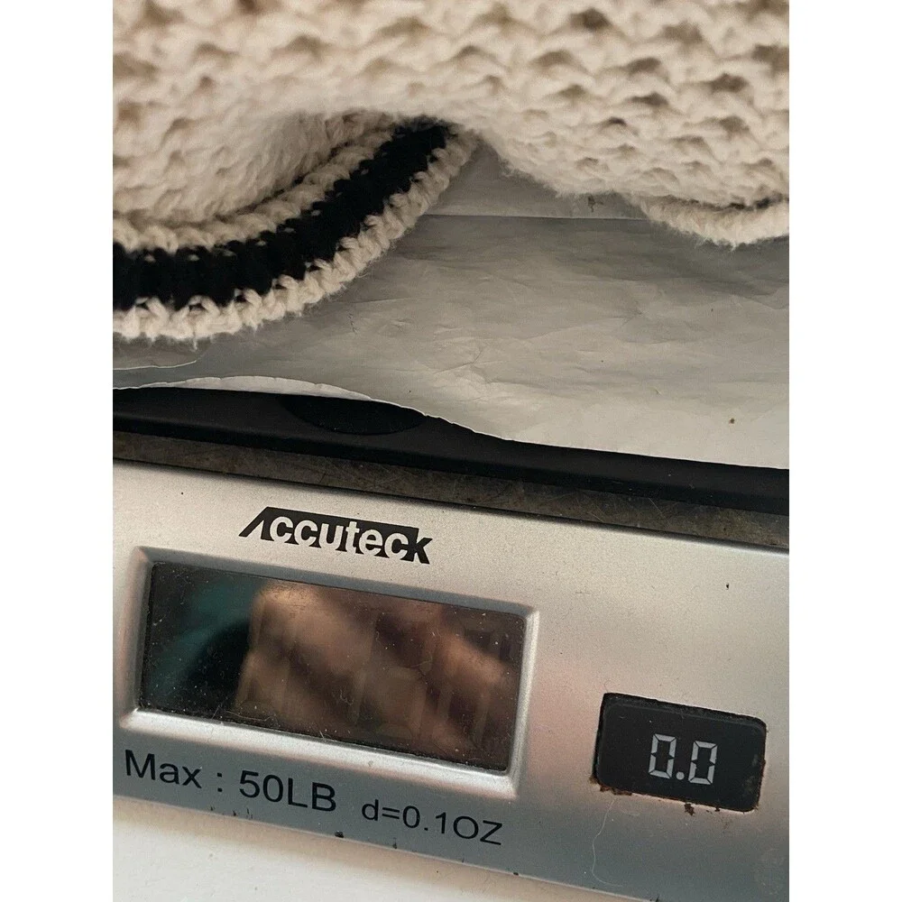 American Eagle Women Y2K Varsity Cardigan Size S Cream Open Knit Preppy Longline
